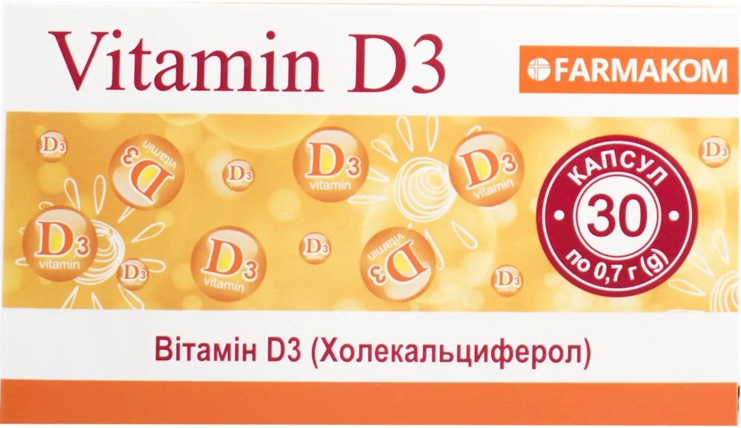 Фармаком вітамін D3 № 30