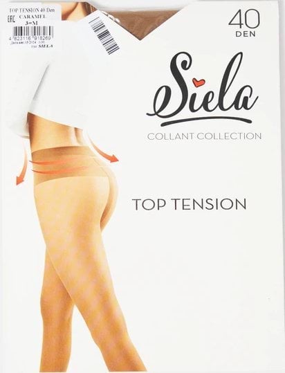 SIELA Колготи жіночі TOP TENSION 40 caramel, р.2