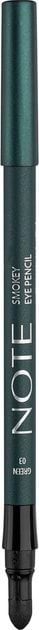 Олівець для очей Note Smokey Eye Pencil Смокі 3 Green 1.2 г
