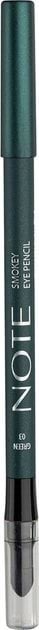 Олівець для очей Note Smokey Eye Pencil Смокі 3 Green 1.2 г фото 3