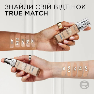 Тональний крем L’Oréal Paris True Match 3N Бежево-кремовий з гіалуроновою кислотою 30 мл фото 6
