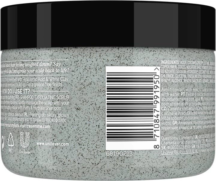 Скраб для кожи головы Tresemme Hydrate and purify 300 мл