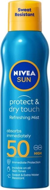 Nivea Sun міст сонцезахисний освіжаючий Захист та сухий дотик SPF50, 200мл