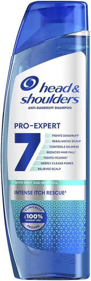 Шампунь Head & Shoulders Pro-Expert 7 Інтенсивний порятунок від свербіння з м'ятою і ментолом 250 мл