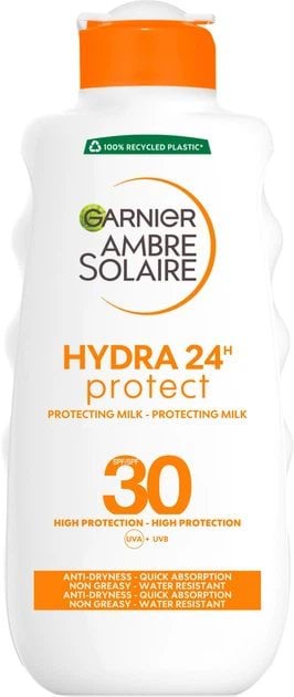 Garnier молочко сонцезахисне водостійке проти сухості шкіри тіла та обличчя SPF 30+, 200мл