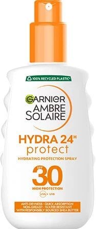 Garnier спрей сонцезахисний проти сухості шкіри SPF 30, 200мл