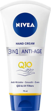 Крем для рук NIVEA 3 в 1 Антивіковий Q10 75 мл фото 7