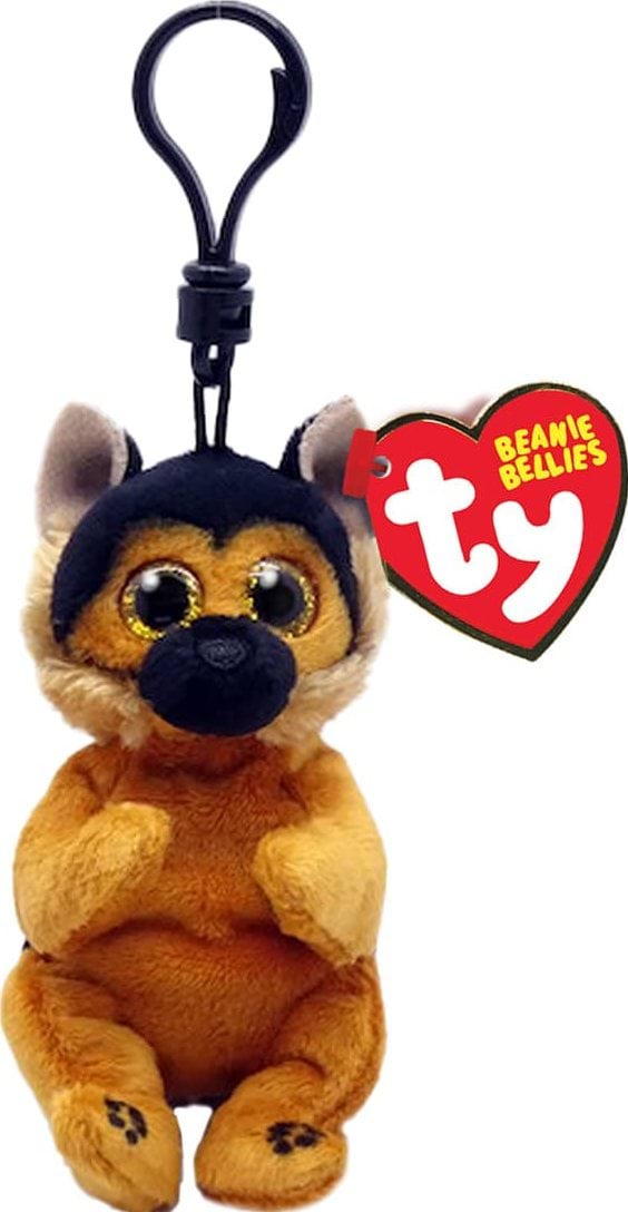 TY М'яка іграшка-брелок Beanie Bellies Німецька вівчарка "ACE" 12см,1шт