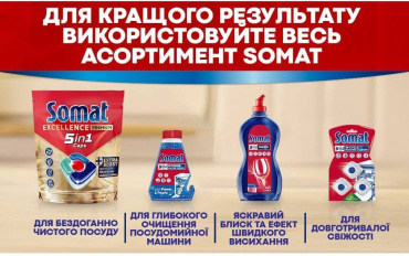 Таблетки Somat для догляду за посудомийною машиною 3 шт. фото 4