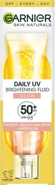 Флюїд сонцезахисний для обличчя Garnier Skin Naturals SPF 50+ з вітаміном С 40 мл