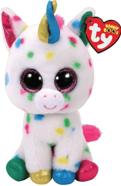 TY М'яка іграшка Beanie Boo's Єдиноріг "Harmonie" 15см,1шт