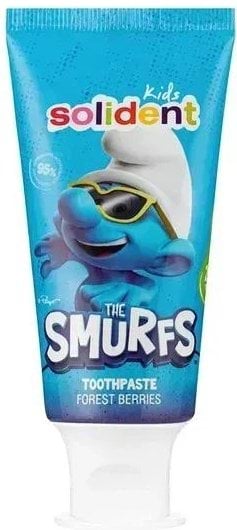 SOLIDENT Kids з/паста дитяча The Smurfth з фтором/лісові ягоди, 50мл