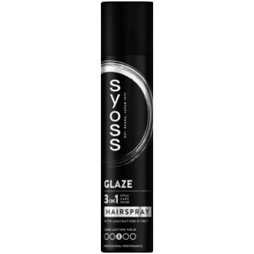 Лак для волосся Syoss Intense Glaze 3 в 1, 300 мл