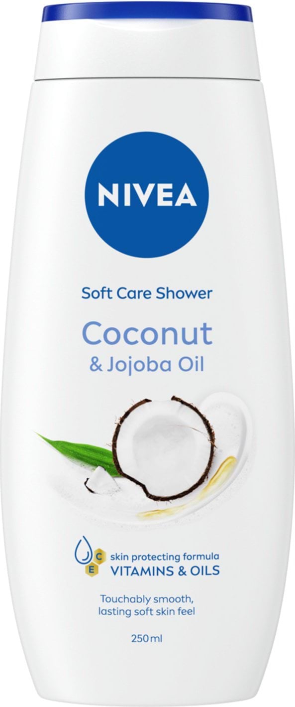 Гель-догляд для душу NIVEA Кокос та олія жожоба, 250 мл