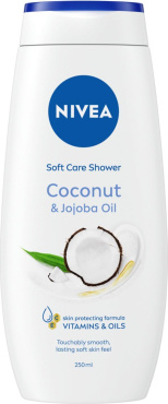 Гель-догляд для душу NIVEA Кокос та олія жожоба 250 мл