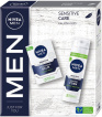 Подарунковий набір NIVEA MEN Sensitive Care: бальзам після гоління 100 мл, піна для гоління 200 мл