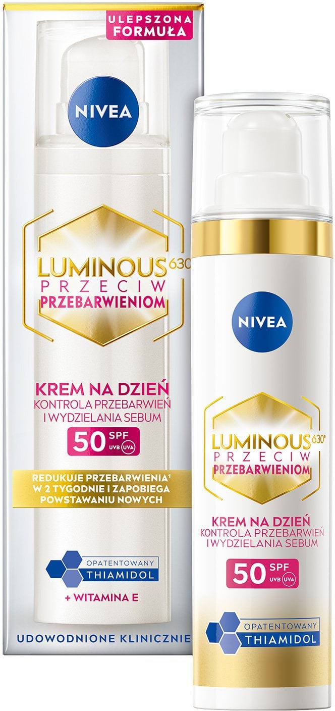 Флюїд для обличчя NIVEA Luminous 630 SPF 50 денний 40 мл