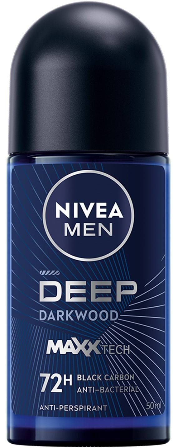 Антиперспірант NIVEA MEN DEEP* "Чорне вугілля. Темне дерево", кульковий 50 мл