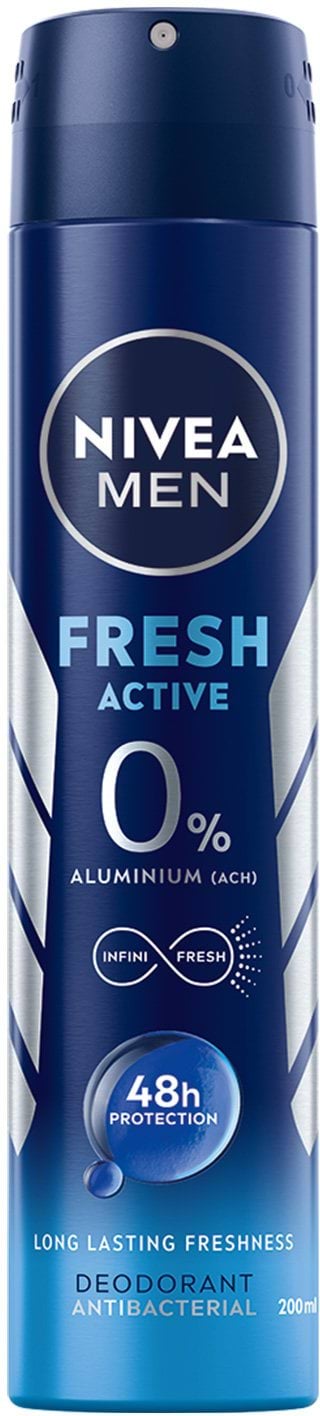 Дезодорант-спрей NIVEA MEN Fresh Active Активна свіжість 200 мл