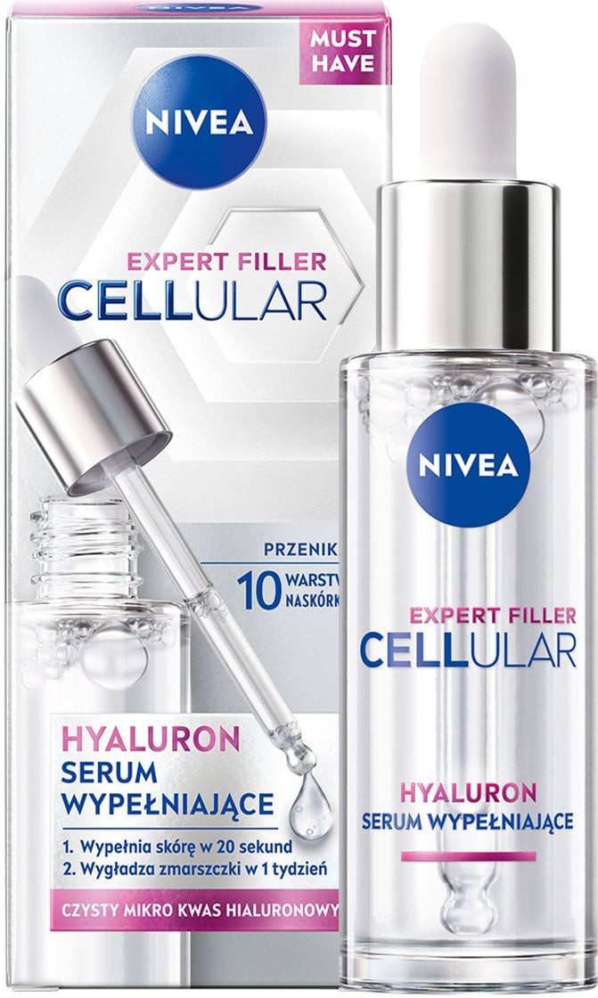 Сироватка для обличчя NIVEA Cellular Expert Filler відновлювальна 30 мл
