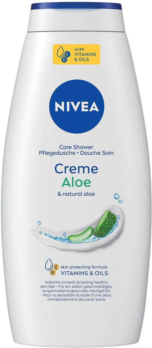 Гель-догляд для душу NIVEA Крем та алое 750 мл