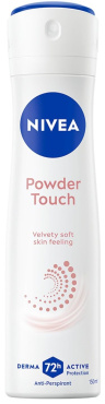 Антиперспирант женский NIVEA Прикосновение пудры спрей 150 мл