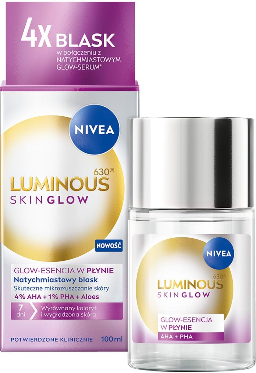 Рідкий ексфоліант NIVEA Luminous630® SKIN GLOW 100 мл