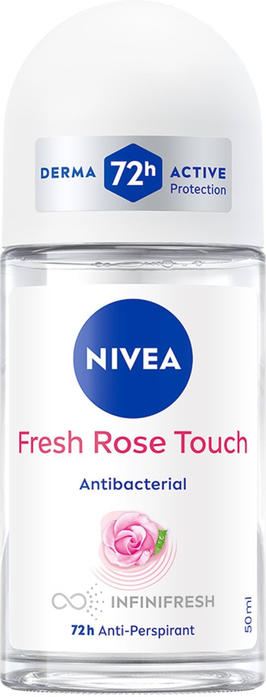 Дезодорант кульковий Nivea Свіжий дотик троянди