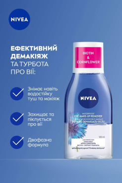 Средство для снятия макияжа с глаз NIVEA Двойной эффект 125 мл фото 3