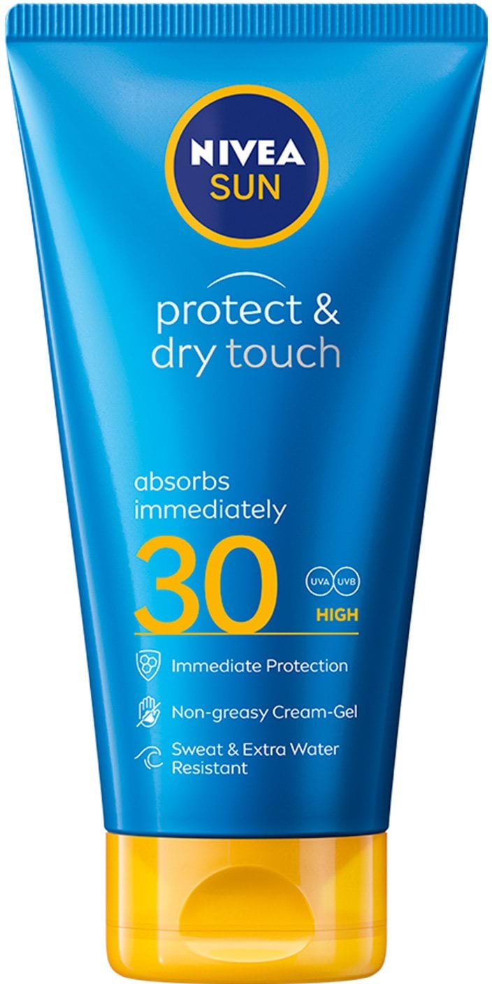 Сонцезахисний крем-гель NIVEA SUN Захист та сухий дотик SPF 30, 175 мл
