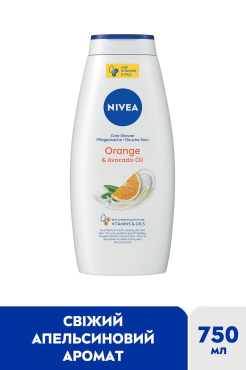Гель-уход для душа NIVEA Апельсин и Масло Авокадо 750 мл фото 7
