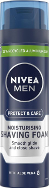 Пена для бритья NIVEA MEN защита и уход увлажняющая 200 мл