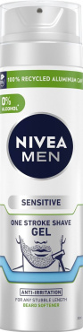 Гель для бритья NIVEA MEN одним движением для чувствительной кожи 200 мл фото 7