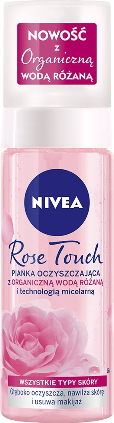 Пінка для вмивання NIVEA Rose Touch очищуюча 150 мл