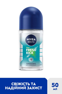 Антиперспирант NIVEA MEN Заряд свежести роликовый 50 мл фото 1
