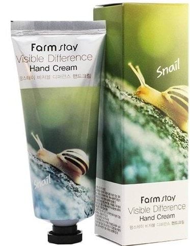 Крем для рук FarmStay з натуральним екстрактом равлика, 100мл