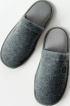 Тапочки домашние войлочные мужские Twins HS-OZ LAMA с вышивкой серые (UA) размер 42-43 фото 1