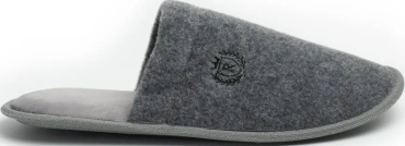 Тапочки домашние войлочные мужские Twins HS-OZ LAMA с вышивкой серые (UA) размер 42-43 фото 2