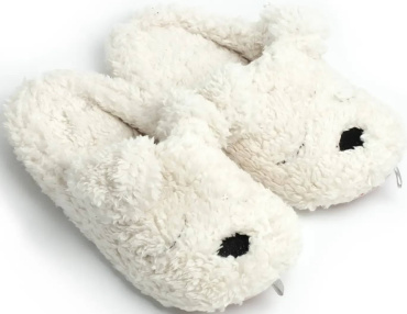 Тапочки домашние женские Twins HS-LUX получешки ANIMALS bear white размер 40