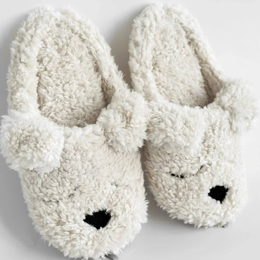 Тапочки домашние женские Twins HS-LUX получешки ANIMALS bear white размер 40 фото 6