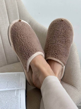 Капці домашні жіночі Twins HS-OZ коричневі YETI розмір 38-39 фото 5