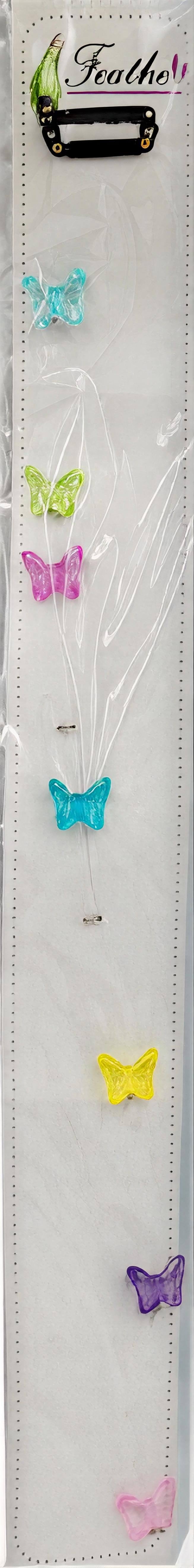 Стрічка для волосся Violetta дитяча з прикрасами метеликів ( CH-SPR-25-29) 1 шт