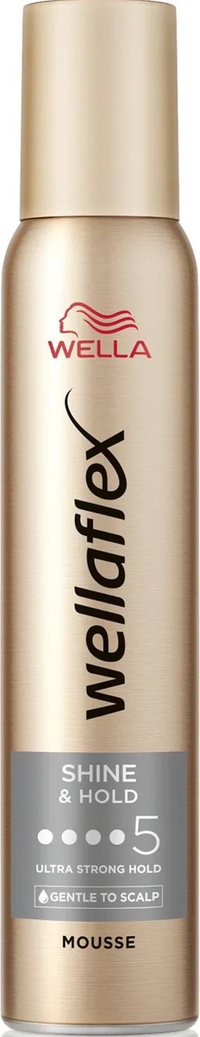 Мус для укладання WELLAFLEX Блиск і Фіксація суперсильна фіксація 200 мл