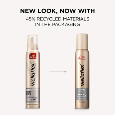 Мусс для укладки WELLAFLEX Блеск и Фиксация суперсильная фиксация 200 мл фото 5