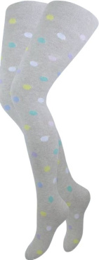 Колготки дитячі Легка Хода (8067) р.128-134 срібло меланж фото 1