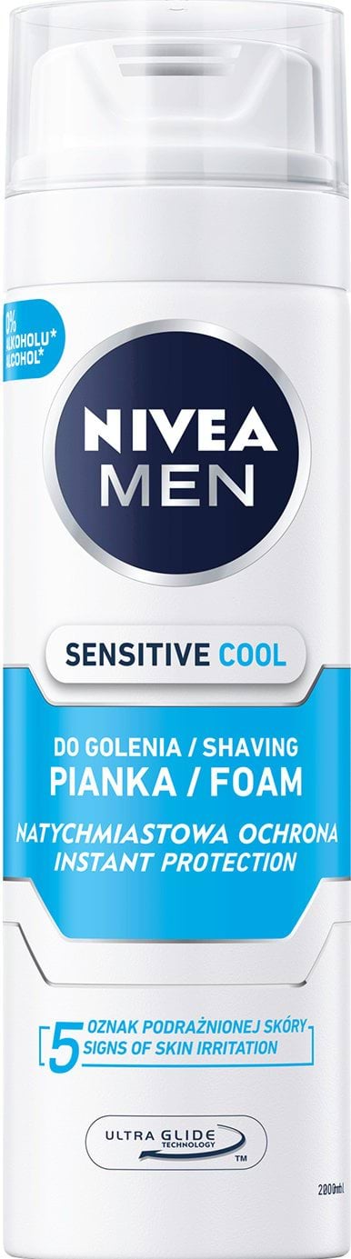 Піна для гоління NIVEA MEN охолодження для чутливої шкіри 200 мл