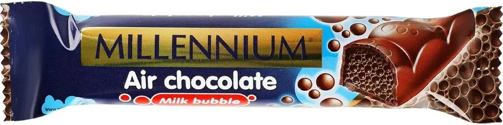 Millennium шоколад Milk Bubble пористий молочний, 32г
