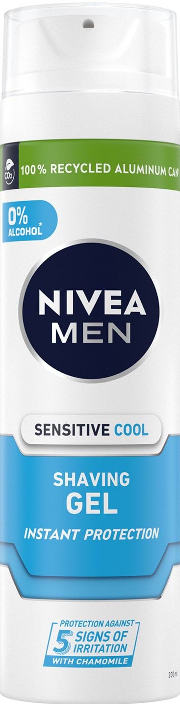 Гель для гоління NIVEA MEN охолодження для чутливої шкіри 200 мл