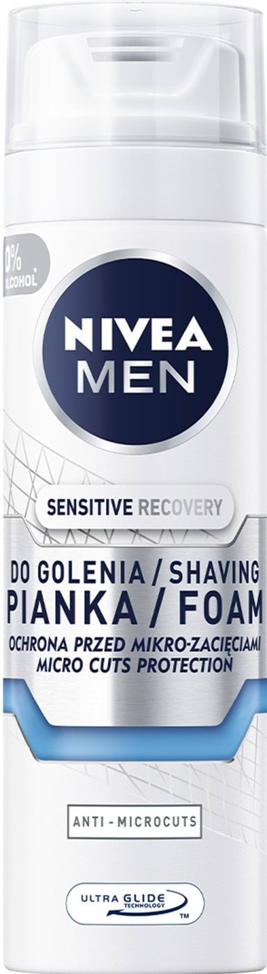 Відновлююча піна для гоління NIVEA MEN для чутливої шкіри 200 мл