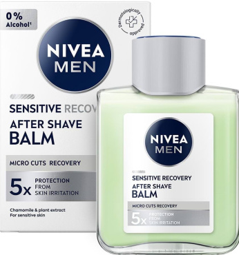 Бальзам після гоління NIVEA MEN відновлення для чутливої шкіри 100 мл фото 1